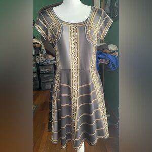 EUC Lorica Armor Sackville Stretch Skater Dress Large